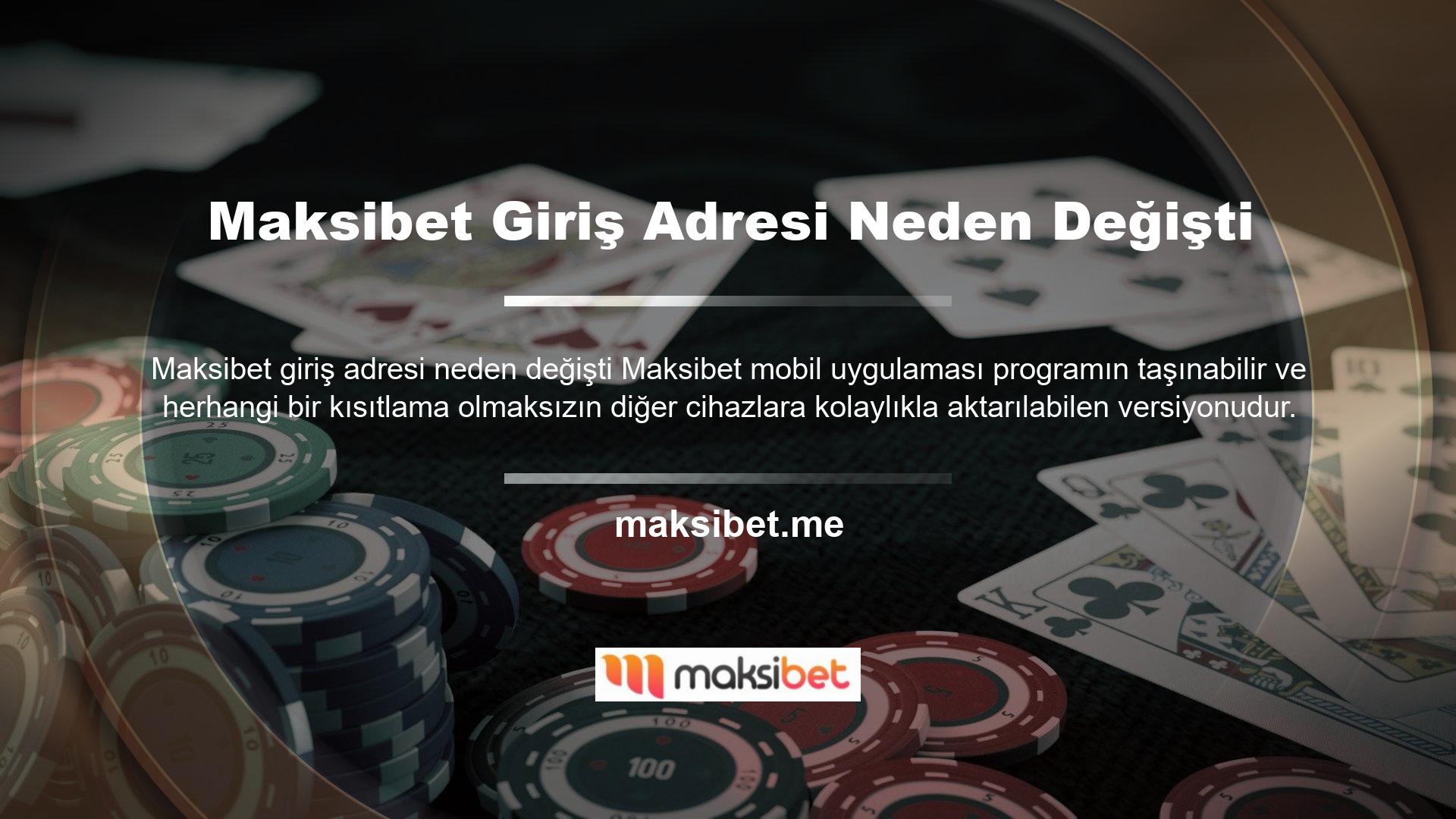 Maksibet, web sitesine telefonunuzdan kolayca erişilmesini sağlar